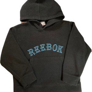 👣 5/$25 - Black Fleece Hoodie w/ Blue Brand Logo & Kangaroo Pocket
